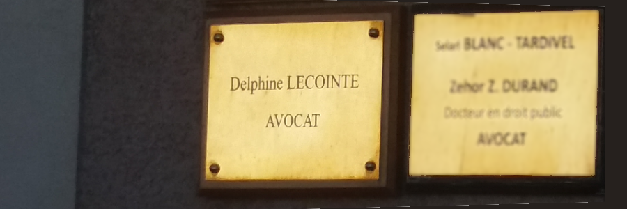 Cabinet Avocat Avignon Plaque